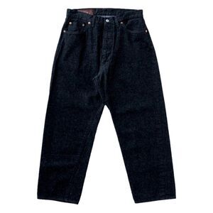 Kaptain Sunshine Black Denim - Drop-Crotch Jeans Men